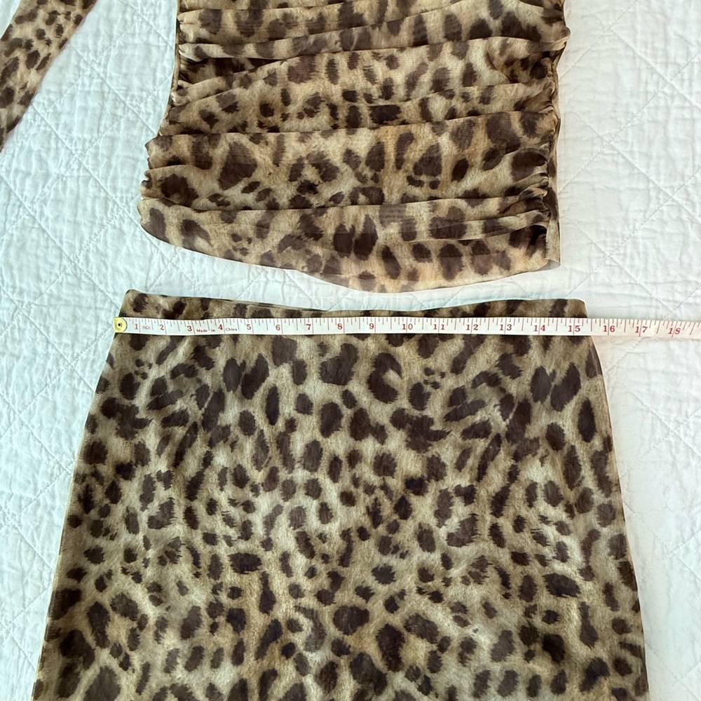 Zara Brown Mesh Strapless Set - Picture 8 of 13